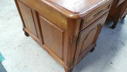 French Oak Partners Desk-1 | Antique & Vintage | Moonee Ponds Antiques | Australia Wide Delivery