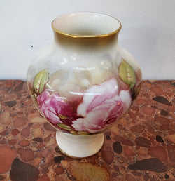Royal Worcester Hand Painted Vase Signed M. Miller | Antique & Vintage | Moonee Ponds Antiques | Australia Wide Delivery