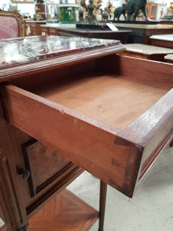 French Louis XVI Style Single Bedside Cabinet | Antique & Vintage | Moonee Ponds Antiques | Australia Wide Delivery