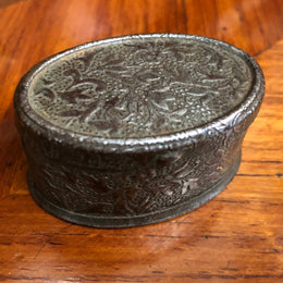 Antique Vesta Trinket Tin Box