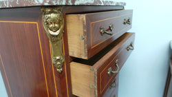 French Louis XV Style Mahogany Seven Drawer Semainier | Antique & Vintage | Moonee Ponds Antiques | Australia Wide Delivery
