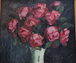 Fabulous French Floral Oil on Canvas | Antique & Vintage | Moonee Ponds Antiques | Australia Wide Delivery