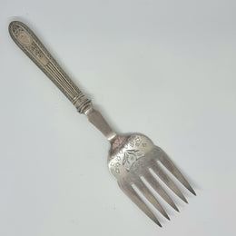 Very decorative pair of Edwardian silver plate Fish servers, in good original condition.