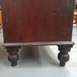 Victorian Cedar Chest Of Five Drawers