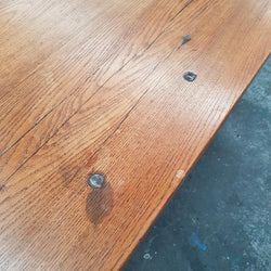 French Oak Refectory Style Table (original unrestored condition) | Antique & Vintage | Moonee Ponds Antiques | Australia Wide Delivery