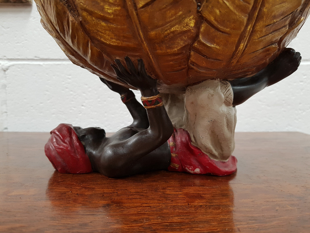 Vintage Hand Painted Blackamoor Comport | Antique & Vintage | Moonee Ponds Antiques | Australia Wide Delivery
