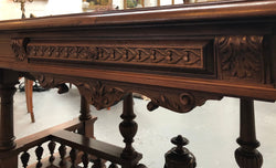 19th Century French Walnut Henry II Style Desk | Antique & Vintage | Moonee Ponds Antiques | Australia Wide Delivery