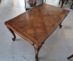 Fabulous Large French Style Coffee Table With Beautiful Parquetry Top | Antique & Vintage | Moonee Ponds Antiques | Australia Wide Delivery