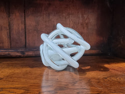 Italian Murano Twisted Glass Circular Knot Sculpture | Antique & Vintage | Moonee Ponds Antiques | Australia Wide Delivery