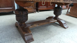French Oak Extension Table-2 | Antique & Vintage | Moonee Ponds Antiques | Australia Wide Delivery