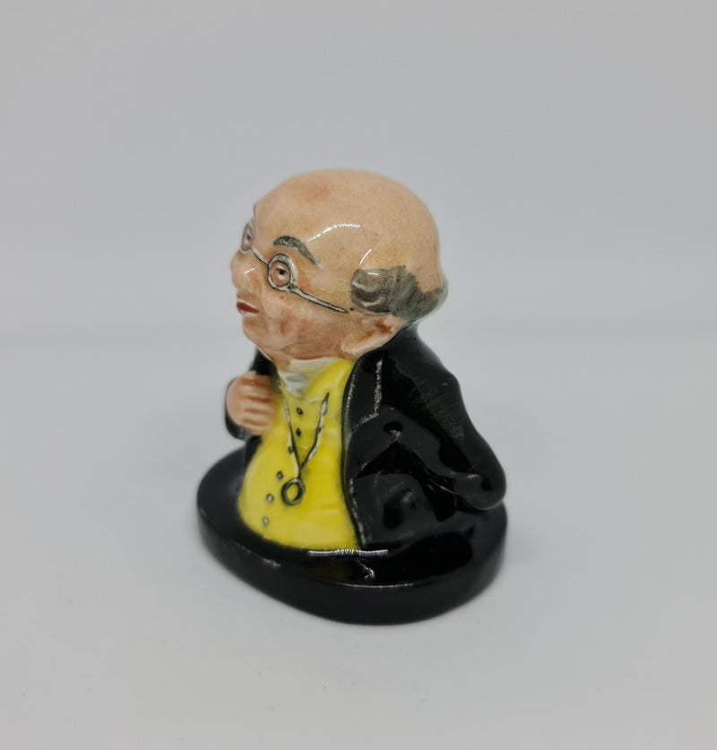 Charming Royal Doulton Mr. Pickwick miniature bust. It is in good original condition.