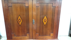 Australian Black Wood Art Deco Cabinet With Internal Storage | Antique & Vintage | Moonee Ponds Antiques | Australia Wide Delivery