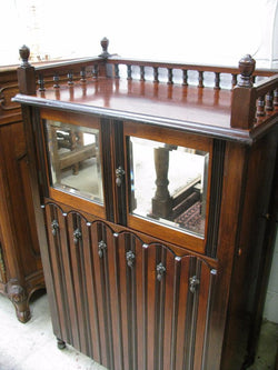 English Walnut Music Cabinet | Antique & Vintage | Moonee Ponds Antiques | Australia Wide Delivery