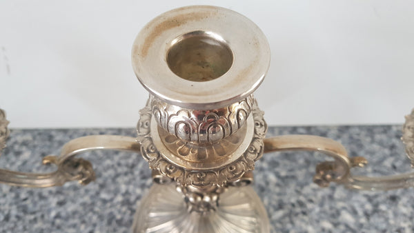 Three Candle Candelabra
