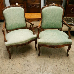 Pair of French Louis XV Fauteuils | Antique & Vintage | Moonee Ponds Antiques | Australia Wide Delivery