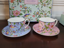 Contemporary “Aynsley Regal Pembroke” Boxed Set of Four English Bone China Cup & Saucer | Antique & Vintage | Moonee Ponds Antiques | Australia Wide Delivery