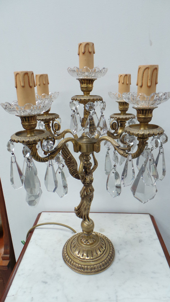 French Antique Girandole Table Lamp | Antique & Vintage | Moonee Ponds Antiques | Australia Wide Delivery