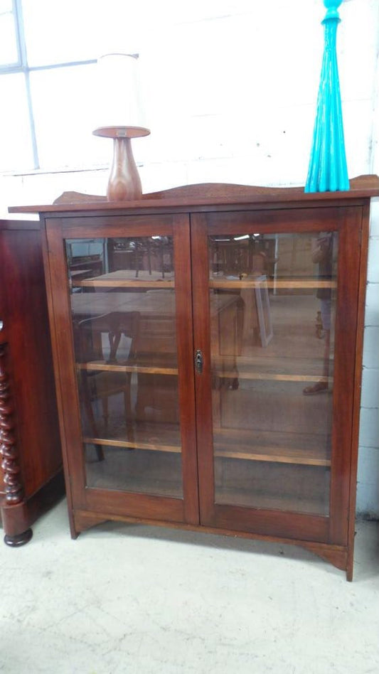 Antique Victorian Mahogany Bookcase