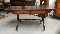 Regency Style 19th Century Leather Top Bureau | Antique & Vintage | Moonee Ponds Antiques | Australia Wide Delivery