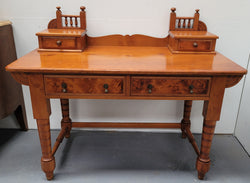 Late Victorian Huon Pine Desk | Antique & Vintage | Moonee Ponds Antiques | Australia Wide Delivery
