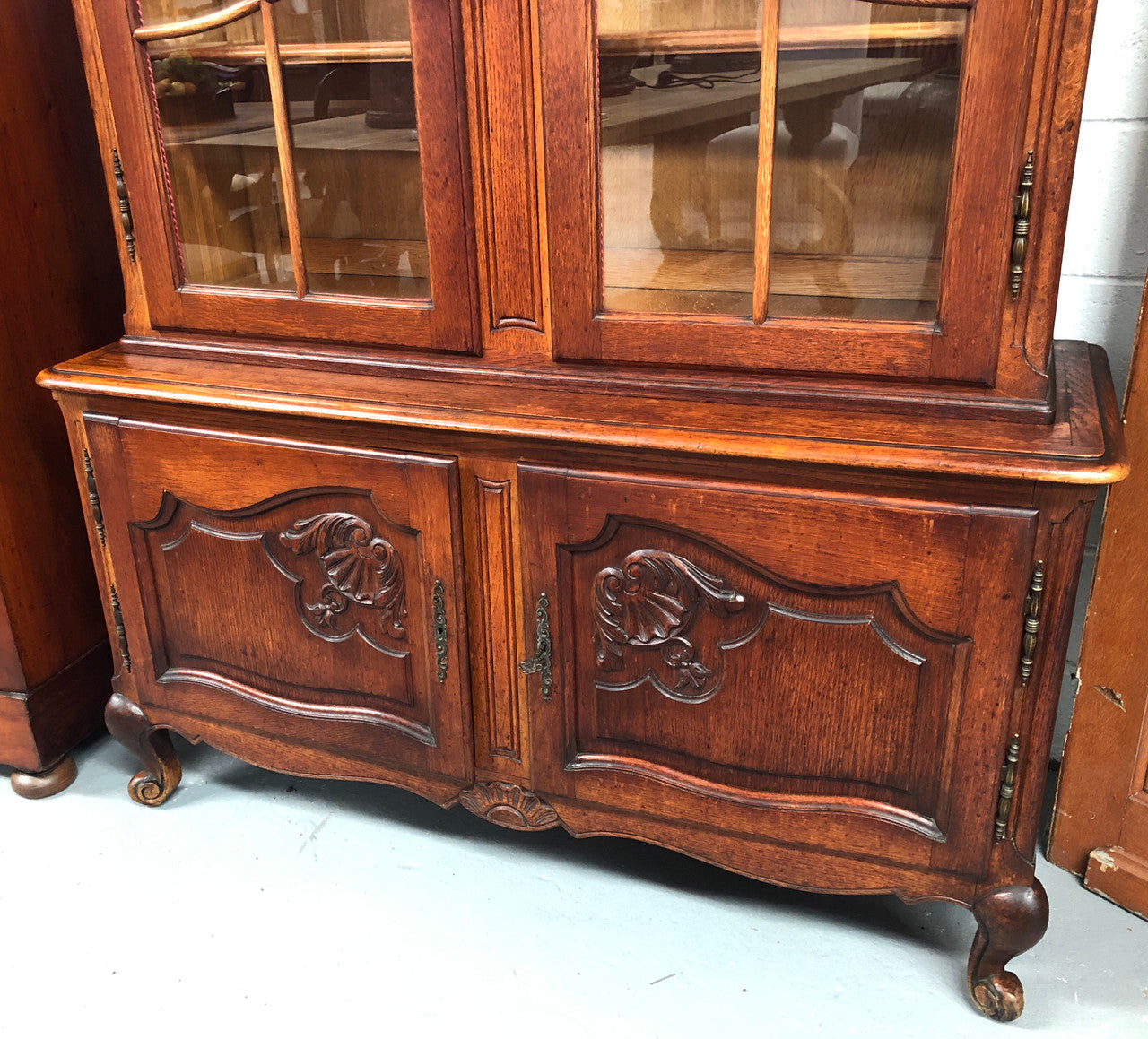 Vintage French Louis XV Style Carved Bookcase | Antique & Vintage | Moonee Ponds Antiques | Australia Wide Delivery