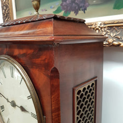 Georgian Flame Mahogany Bracket Clock | Antique & Vintage | Moonee Ponds Antiques | Australia Wide Delivery