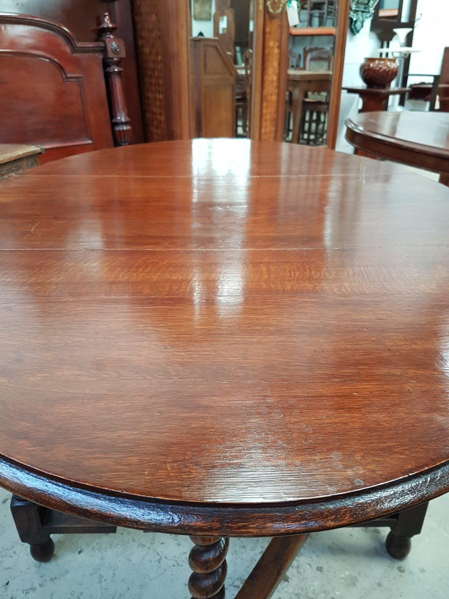 Antique Jacobean Drop Leaf Table