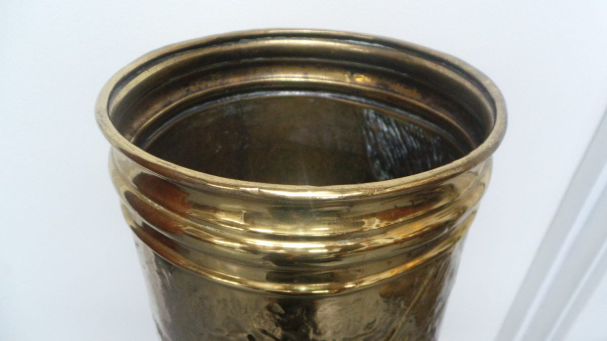 Antique Brass Umbrella Stand | Antique & Vintage | Moonee Ponds Antiques | Australia Wide Delivery