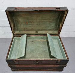 Victorian "Saratoga" Steamer Trunk | Antique & Vintage | Moonee Ponds Antiques | Australia Wide Delivery