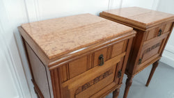 Fabulous Pair of French Bedside Cabinets | Antique & Vintage | Moonee Ponds Antiques | Australia Wide Delivery