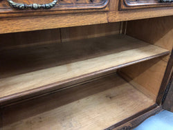 French Louis XV Style Oak Sideboard With Beautiful Carvings | Antique & Vintage | Moonee Ponds Antiques | Australia Wide Delivery