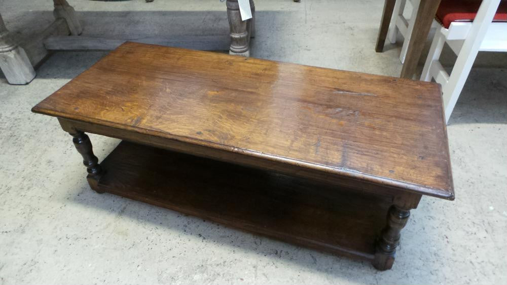 Practical French Oak Coffee Table | Antique & Vintage | Moonee Ponds Antiques | Australia Wide Delivery