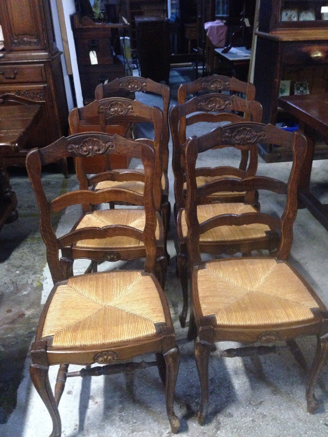 Set 6 French Dining Chairs-2