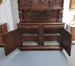 Spectacular French Antique Walnut Renaissance Style Buffet | Antique & Vintage | Moonee Ponds Antiques | Australia Wide Delivery