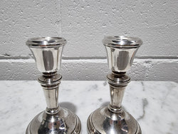Pair of Birmingham Sterling Silver Candlesticks | Antique & Vintage | Moonee Ponds Antiques | Australia Wide Delivery