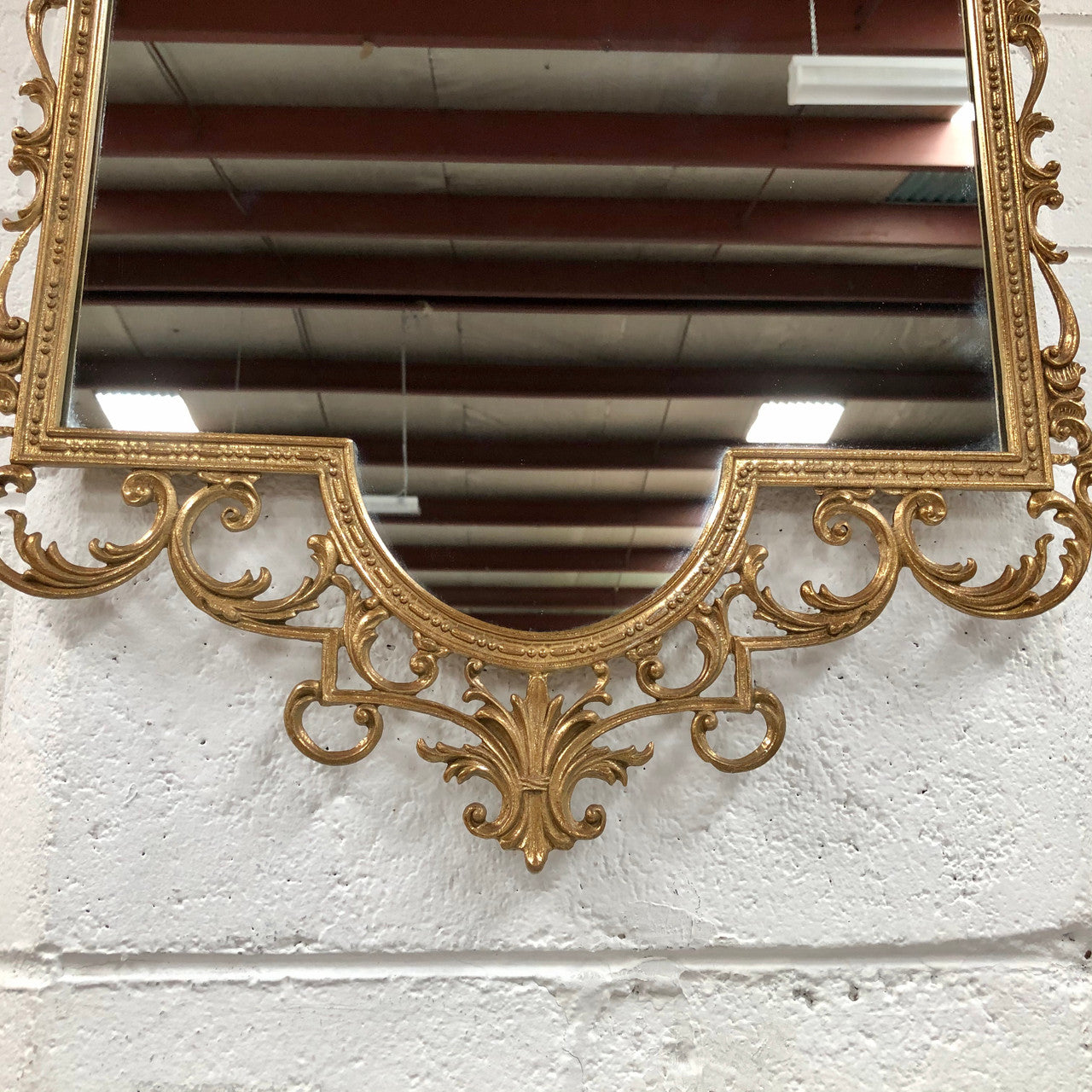 Vintage brass mirror | Antique & Vintage | Moonee Ponds Antiques | Australia Wide