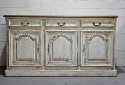 19th Century French Painted Three Door Oak Buffet | Antique & Vintage | Moonee Ponds Antiques | Australia Wide Delivery