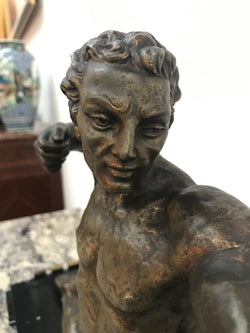 French Art Deco Archer Sculpture | Antique & Vintage | Moonee Ponds Antiques | Australia Wide Delivery