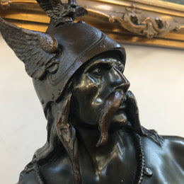 Fabulous French Spelter Statue on a marble base