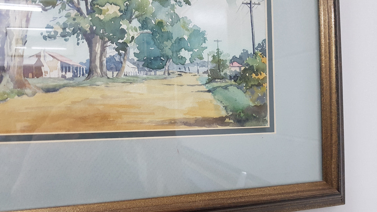 Australian Watercolour by James George Croft | Antique & Vintage | Moonee Ponds Antiques | Australia Wide Delivery