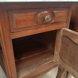 Pair of Beautiful French Oak Bedside Cabinets