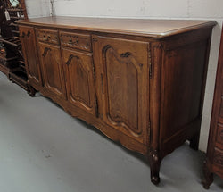 Louis XV Style French Oak Sideboard Consisting of Four Doors & Two Drawers | Antique & Vintage | Moonee Ponds Antiques | Australia Wide Delivery