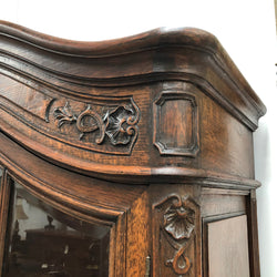 French Oak Louis XV Style Two Door Bookcase | Antique & Vintage | Moonee Ponds Antiques | Australia Wide Delivery