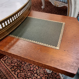 Louis XVI Style Mahogany Marble Top Bouillotte Table