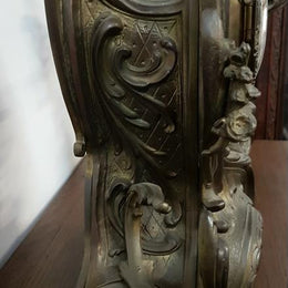 French Bronze Clock Set