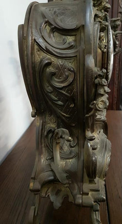 French Bronze Clock Set | Antique & Vintage | Moonee Ponds Antiques | Australia Wide Delivery