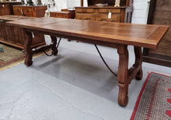 French Oak Spanish Style Farmhouse Table | Antique & Vintage | Moonee Ponds Antiques | Australia Wide Delivery