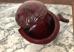 Charming Carved Chinese Rosewood Peach Trinket Box | Antique & Vintage | Moonee Ponds Antiques | Australia Wide Delivery