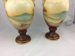 Pair Late Victorian English Vases | Antique & Vintage | Moonee Ponds Antiques | Australia Wide Delivery