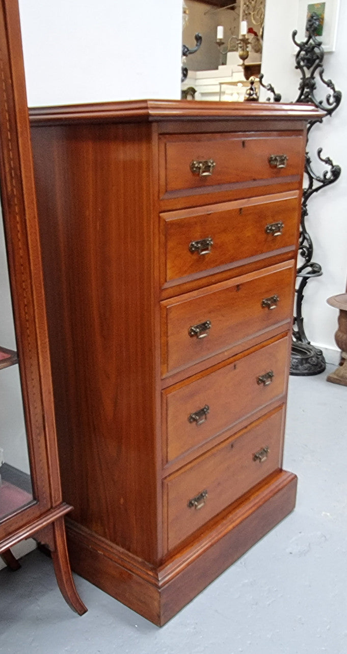 Antique English Walnut Tallboy- Chest of Drawers